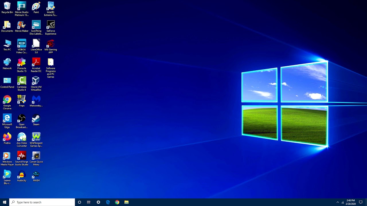 My New Windows 10 Home Desktop (2020) 