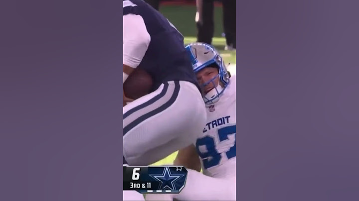 Lions Aidan Hutchinson’s leg breaks and flops around like an elbow 😵