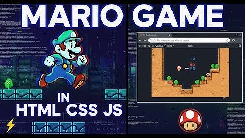 mario chrome game in html,css and javascript.
