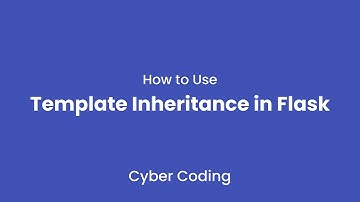 Flask Tutorial #4 - Template Inheritance in Flask