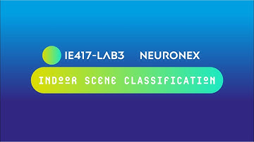 IE417: LAB 3 | Indoor Scene Classification