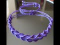 💜Técnica NUDO ESPIRAL para hacer pulseras/Técnicas de macramé / Nudos de macramé