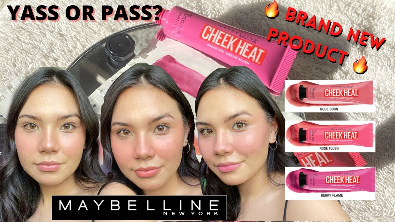 CHEEK HEAT SWATCH AND REVIEW | NEW DROP FROM MAYBELLINE PH! - YouTube