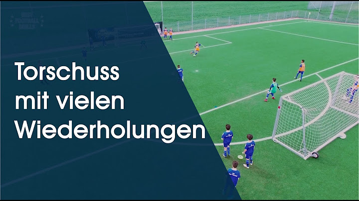 Torschuss mit vielen Wiederholungen - Fußballtraining am Deutschen Fußball Internat