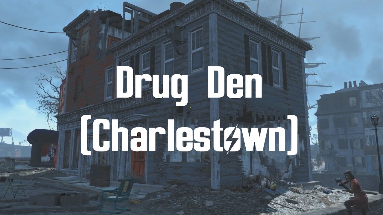 Fallout 4 Unmarked Locations Drug Den (Charlestown) YouTube