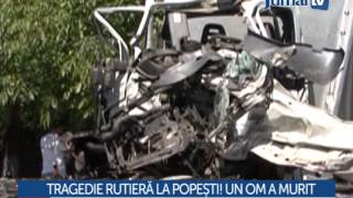 Jurnal de Vrancea: TRAGEDIE RUTIERA LA POPESTI, VRANCEA - UN OM A MURIT