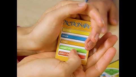 Pictionary Quick Drawing Board & Guessing Game for Family, Kids, Teens & Adults, with Dry Erase