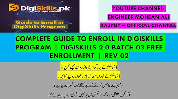 Complete Guide to enroll in DigiSkills Program | Digiskills 2.0 Batch 03 Free Enrollment | Rev 02