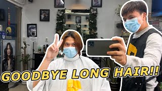 GOODBYE LONG HAIR!!! Nagpagupit Na Din Sa Wakas!!!