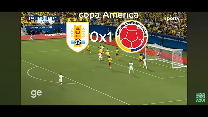 Uruguai 0 X 1 Colômbia Copa América