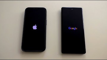 iPhone 13 Pro vs Pixel 6 Bootanimation