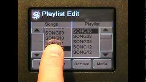 Pro-Filer MIDI Sequencer Editing a Playlist