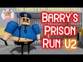 Barrys prison run v2  roblox gameplay walkthrough barry prison run no death 4k