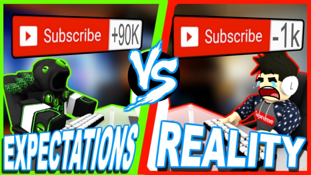 Expectations Vs Reality Roblox Youtube Version Youtube - roblox reality version