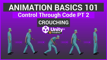 Unity Animation and Mixamo - Control Through Code PT 2 (CROUCHING)