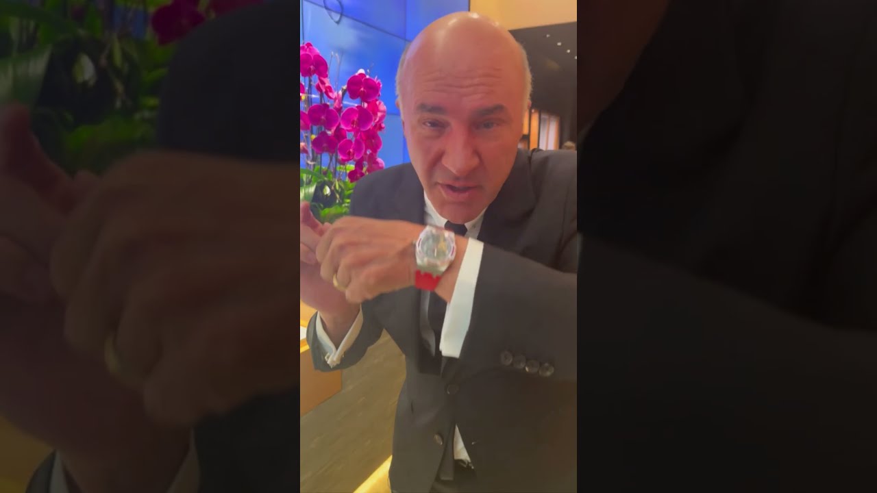 Kevin O Leary Cries After Receiving Custom 1 Of AP Watch 