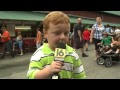 Apparently this kid is awesome steals the show during interview