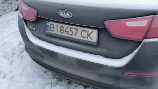 Як заводиться Kia k5 lpi в -16