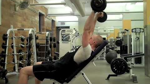 Self Made Exercise Index:  Incline BB Triceps Extensions