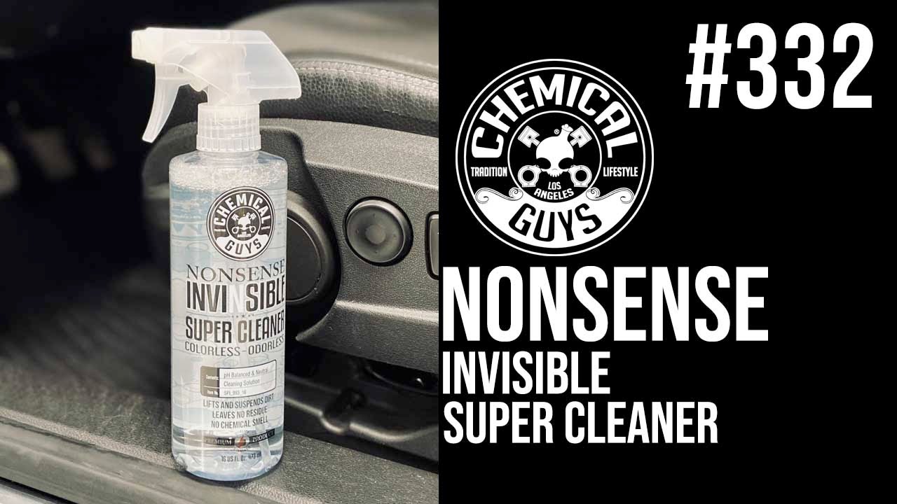 332 CHEMICAL Guys NONSENSE INVISIBLE SUPER CLEANER, bezbarwny bezzapachowy, Do czyszczenia