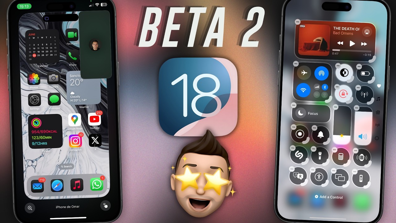 iOS 18 beta 2 - Muchos Cambios y Cosas Nuevas ¿Mejor Batería? 😱 - YouTube
