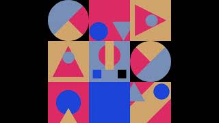 Simple geometric and color motion graphics
