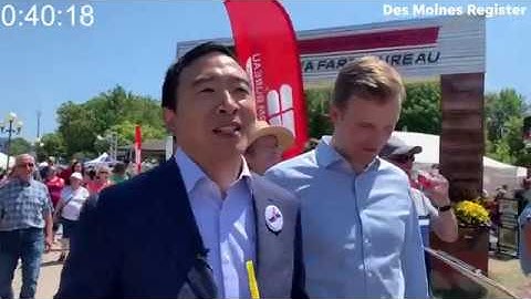 How many Democratic presidential candidates can Andrew Yang name in under a minute?