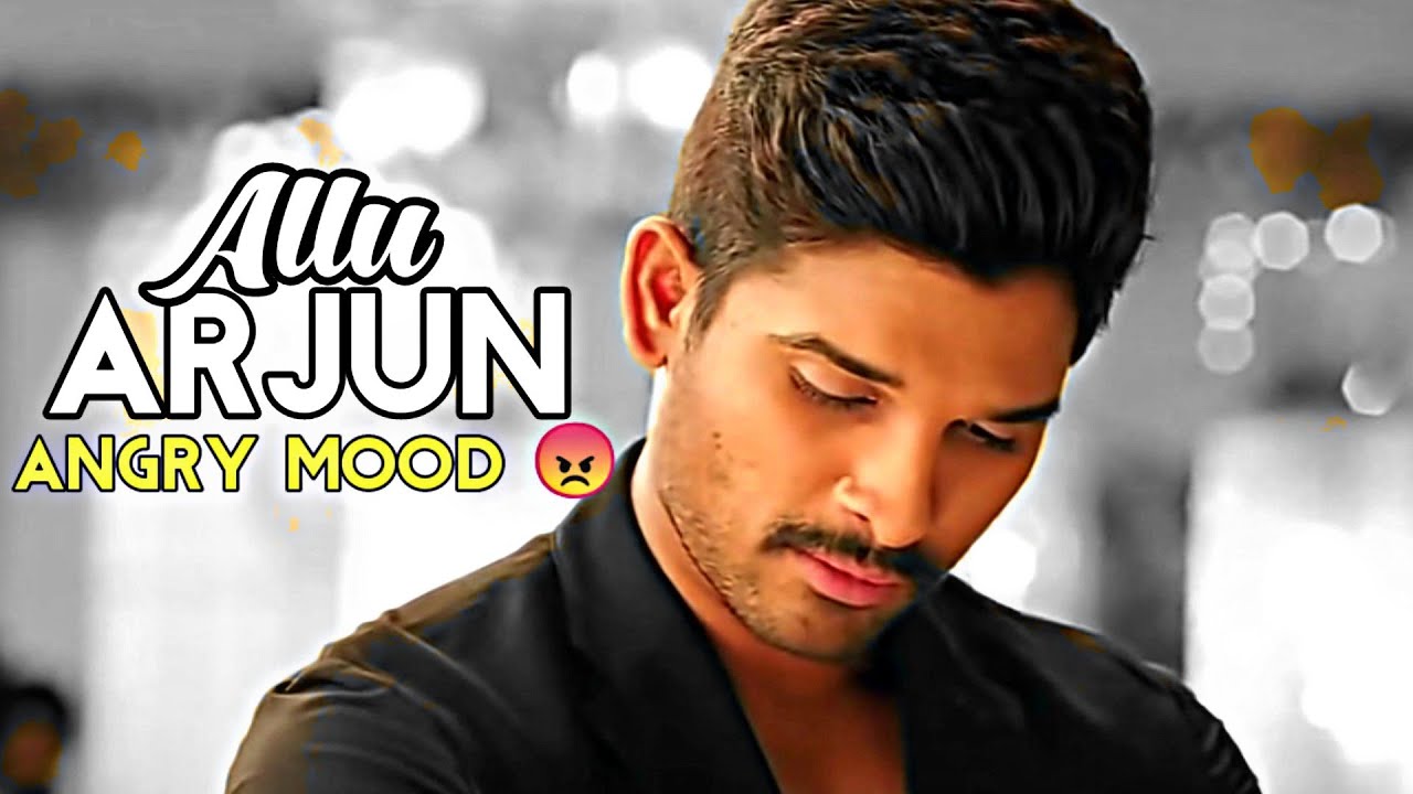 Allu Arjun attitude status | Allu arjun angry mood status | Boys attitude status