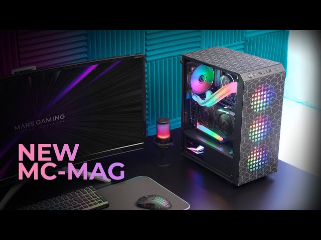 MRED - Boîtier PC Gamer M-ATX - Blanc RGB Mercury - Zoma