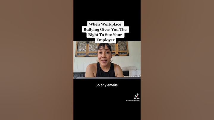When Workplace Bullying Gives You The Right To Sue Your Employer #bullying #harassment #mobbing