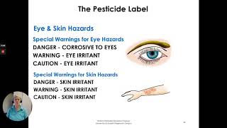 03 The Pesticide Label  Grower Pesticide Safety Course Manual