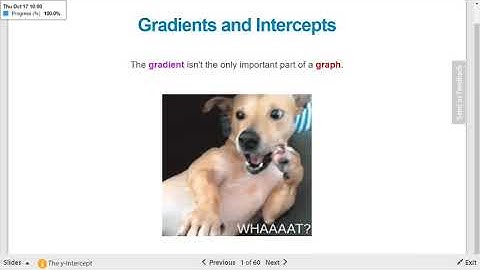 year 8 CS patterns - graphing using the gradient intercept method