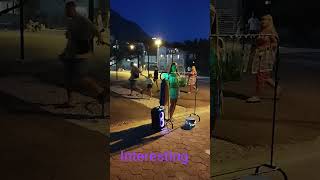 Музыкальный эксперимент набережная МакарскаяХорватия 2025.Musical experiment on the Makarska Croatia