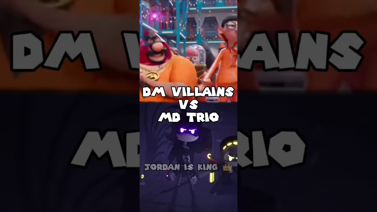 Despicable Me Villains Trio VS Murder Drones Trio 