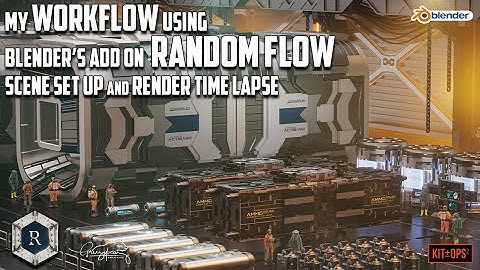 MY WORKFLOW USING BLENDER