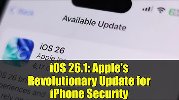 iOS 26.1: Apple