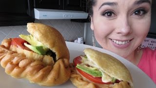 Empanadas de camarón guisado y sardina frita/Marisolpink