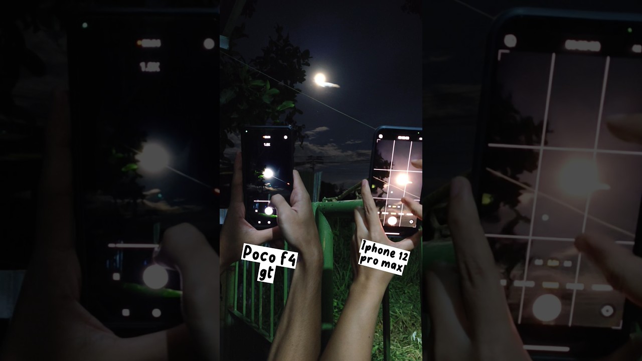 Iphone 12 pro max vs. Poco f4 gt camera test
