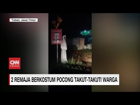 Demi Konten, 2 Remaja Berkostum Pocong Takut-Takuti Warga Berurusan dengan Polisi