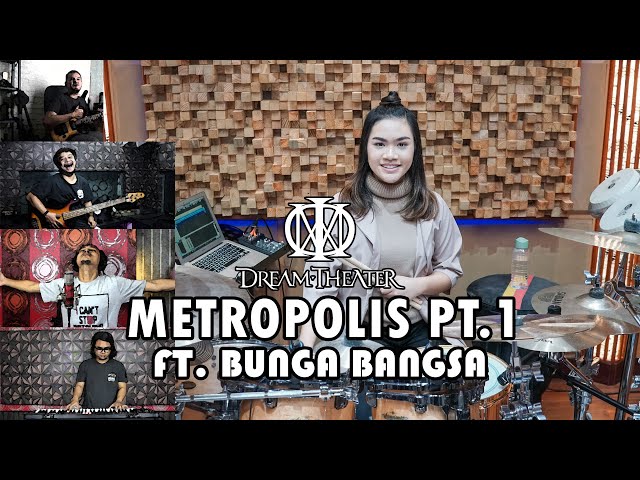 Dream Theater - Metropolis Part 1 | COVER by Sanca Records ft. Bunga Bangsa class=