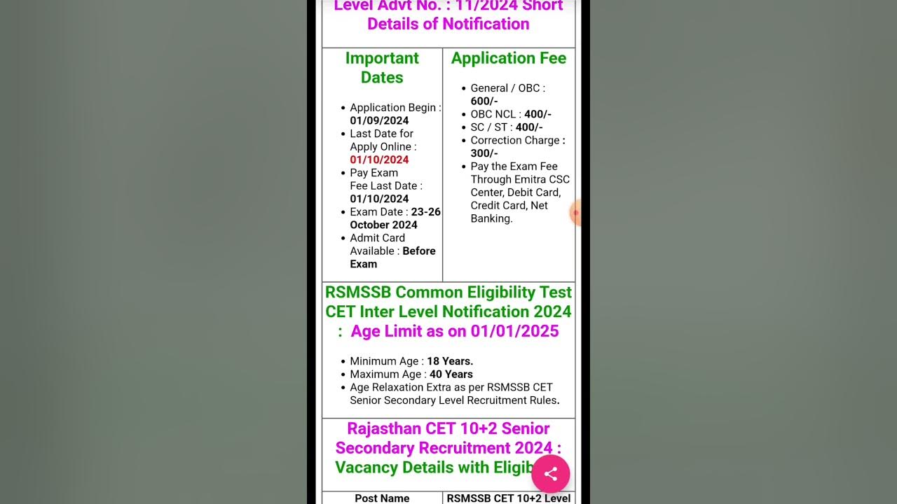 rssb-requirement-2024-12th-pass-online-apply-2024-youtube