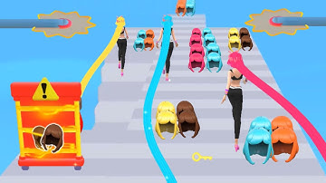 Hair Challenge lv 139 - 140 BIG UPDATE!!! All Levels Gameplay Android,iOS