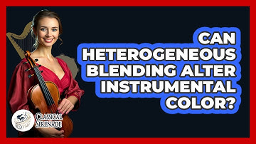 Can Heterogeneous Blending Alter Instrumental Color?