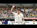 Cummins crowns captaincy debut with five-wicket haul | Men&#39;s Ashes 2021-22