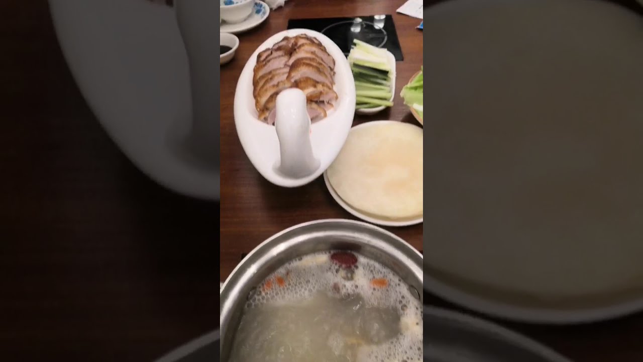 How to eat Peking duck part 1 #shorts | Aaron Sawich