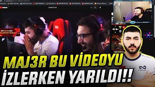 MAJ3R YAYIN AÇIP XANTARES TOXİC VİDEOSUNU İZLİYOR! GÜLMEKTEN YARILIYOR! | Eternal Fire | CSGO