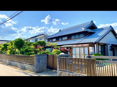 4K Japan Walk - Japanese Countryside Village | Neighborhood Walking Tour in Suburban Nagoya