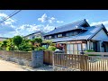 4k japan walk  japanese countryside village  neighborhood walking tour in suburban nagoya