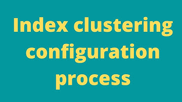 Process to configure indexer cluster master.