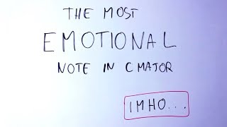 What Is The Most EMOTIONAL Note In C Major? [Controversial Music Theory]
